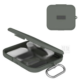 PLAUD NotePin用 / NotePin S用 ケース PCプラスチック用 ハードケース ウェアラブルAIメモリーカプセル 保護カバー 型抜き精密設計 ポータブル 収納ケース キャリングケース 小型AIボイスレコーダー ChatGPT連携