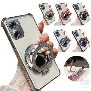 moto g06 �P�[�X �N���A �����Y�J�o�[�t�� �J�o�[ ���b�L �N���A ���� TPU �\�t�g�P�[�X �~���[�t�� �����^�X�}�z�����O�t�� �X�^���h�@�\ �p �ی� �R�[�i�[�o���p�[ ���� ������������� Motor