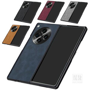 OPPO Find N6 �P�[�X �J�o�[ �܂肽���݌^ PU���U�[ + �v���X�`�b�N �n�[�h�P�[�X �w�ʃP�[�X �V���v�� �I�b�| �t�@�C���h N6 �ی�P�[�X