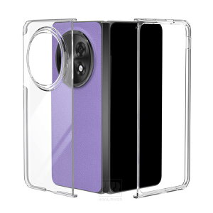 OPPO Find N6 �N���A�P�[�X �ϏՌ� �J�o�[ �܂肽���݌^ �N���A ���� �V���v�� �v���X�`�b�N �n�[�h�P�[�X �I�b�| �t�@�C���h N6 �������� ������� �X�}�[�g�t�H��/�X�}�z�P�[�X