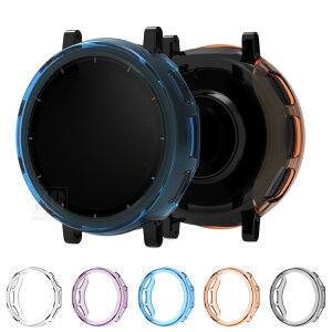 Active 3 Premium �N���A�P�[�X/�J�o�[ �ϏՌ� �ی�P�[�X �J�o�[ �\�t�gTPU �N���A �v���e�N�^�[�J�o�[ ���^ �y�� �\�t�g�P�[�X Amazfit �A�}�Y�t�B�b�g �A�N�e�B�u 3 �v���~�A��