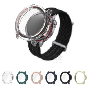 HUAWEI WATCH GT Runner 2 �P�[�X �J�o�[ �t���ʋ����K���X �S�ʕی� �t���ی�P�[�X �P�F/�N���A �t�B������� �n�[�h�P�[�X �t�@�[�E�F�C �t�@�[�E�F�C �E�H�b�` GT Runner 2