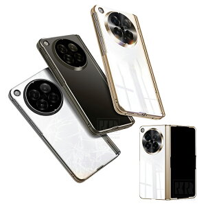 OPPO Find N6 �P�[�X �N���A �J�o�[ ���b�L �܂肽���݌^ ���� �����K���X�t�B�����t�� �����K���X+�v���X�`�b�N �O�ʋ����K���X �V���v�� �I�b�| �t�@�C���h N6 �ی�P�[�X