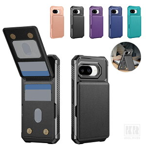 Pixel10a �P�[�X �ϏՌ� Pixel9a �J�o�[ PU���U�[ �w�ʃP�[�X �t���b�v�� ���J�� �J�[�h���[ �X�^���h�@�\ �}�O�l�b�g�t�� ���ʊ���~�ߊp �ی� �R�[�i�[�o���p�[ �ی�P�[�X �V���v�� ������ Googl
