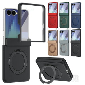 Galaxy Z Flip8 �ϏՌ� �P�[�X �J�o�[ �܂肽���݌^ �T�u�f�B�X�v���C�t���ی�t�B���� �����K���X�t�B�����t�� ��̌^�����O�t�� �X�^���h�@�\ Samsung �T���X�� �M�����N�V�[ Z �t���b�v8 �ی�P