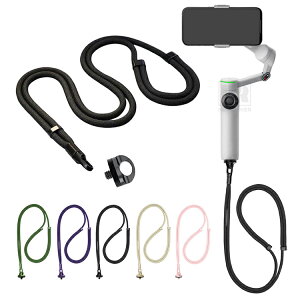 Insta360 Flow 2 Pro �V�����_�[�X�g���b�v X5 X4 Air X3 ���|�� �l�b�N�X�g���b�v �����h�~ �J�����R �������[�h�t�� �O�r�����p 1/4�C���`�Ή� �������߉\ �C���X�^360 Ace