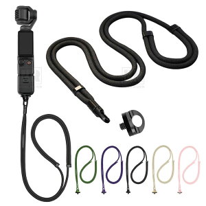 Osmo Pocket 4 / 4p / 3 �V�����_�[�X�g���b�v Action6 Mobile8P ���|�� �l�b�N�X�g���b�v �����h�~ �J�����R �������[�h�t�� �O�r�����p 1/4�C���`�Ή� �������߉\ DJI �f�B�[�W�F�C�A�C �I�X�� �|�P�b