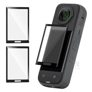 Insta360 X6�p �K���X�t�B���� �����K���X 2������ �t���ی�t�B���� �Ȗʕی�t�B���� �t���ی� �t���ی�V�[�g �C���X�^360�p 360�x�A�N�V�����J���� �K���X�V�[�g ��ʕی� �ی�t�B���� ���h