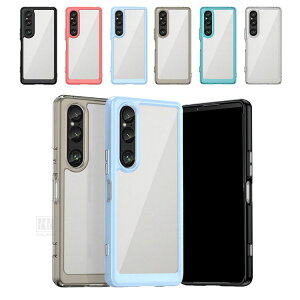 Xperia 1 VIII �P�[�X �N���A �X���� �V���v�� �ϏՌ� �w�ʓ��� TPU Sony �\�j�[ �G�N�X�؃��A1VIII �J�o�[
