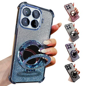 Xiaomi 17T �P�[�X 17TPro �J�o�[ ���b�L TPU �����O�t�� �~���[�t�� �����Y�J�o�[�t�� ��̌^�J���������Y�ی� �\�t�g�P�[�X �p �ی� �R�[�i�[�o���p�[ �O���b�^�[ �O���f�[�V���� ���킢�� ���f