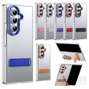 Galaxy Z Fold8 �P�[�X �N���A �J�o�[ ���� �܂肽���݌^ ���^��+�v���X�`�b�N �����K���X�ی�t�B�����t�� Qi�[�d ���C�����X�[�d�Ή� �X�^���h�@�\ Samsung �T���X�� �M�����N�V�[Z �t�H�[���h8 