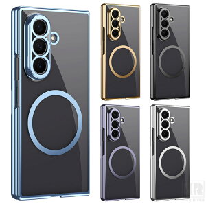 Galaxy Z Fold8 �P�[�X �J�o�[ �܂肽���݌^ �����K���X�t�B�����t�� �����K���X+�v���X�`�b�N Qi�[�d ���C�����X�[�d �Ή� ���b�L �O�ʋ����K���X �n�[�h�P�[�X �ی�P�[�X �V���v�� Samsung �T��