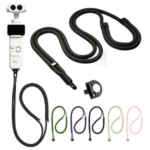 Insta360 Luna Ultra / Pro �V�����_�[�X�g���b�v ���|�� �l�b�N�X�g���b�v �����h�~ �J�����R �������[�h�t�� �O�r�����p 1/4�C���`�Ή� �������߉\ �C���X�^360