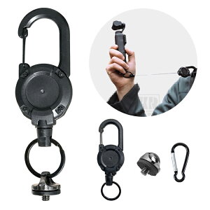 Insta360 Luna Ultra / Pro �X�g���b�v �n���h�R �O�r�˂������p UNC1/4�C���`���p ���[���N���b�v �J���r�i�t�� �����h�~ �O���b�v�R �C���X�^360 �N���b�v�Ŏ~�߂ĐL�т� ���[�ȒP ������� ������