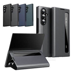 Galaxy Z Fold8 �P�[�X �J�o�[ �܂肽���݌^ �蒠�^PU���U�[�P�[�X PU���U�[ + �v���X�`�b�N �X�^���h�@�\ �V���v�� �ی�P�[�X Samsung �T���X�� �M�����N�V�[ �t�H�[���h Fold 8 �A���h���C�h ������