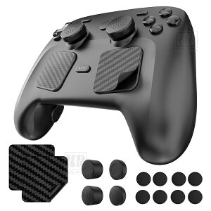Steam Controller 2026 �V���R�������O+�ی�t�B���� 1�Z�b�g ���v14���� �X�e�B�b�N�ی샊���O ��? �蕿�h��? �g���b�N�p�b�h�ی� �^�b�`�p�b�h�ی� �{�^���ی� �J�[�{���� �t�B����