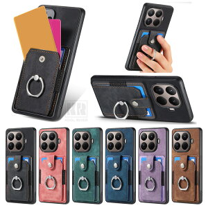 Xiaomi 17T �P�[�X �ϏՌ� 17TPro �J�o�[ PU���U�[ �J�[�h���[ �}�O�l�b�g���ԍڃz���_ �Ή� ��̌^�����O�t�� �X�^���h�@�\ �ی�P�[�X ���� �V���I�~17T / 17T�v�� ��������