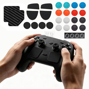 Steam Controller 2026 �V���R�������O+�ی�t�B���� 1�Z�b�g ���v18���� �X�e�B�b�N�ی샊���O ��? �蕿�h��? �g���b�N�p�b�h�ی� �^�b�`�p�b�h�ی� �{�^���ی� �J�[�{���� �t�B����