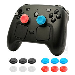 Steam Controller 2026 �V���R�������O �X�e�B�b�N�ی샊���O 3�Z�b�g ���v6���� �X�e�B�b�N�̎������ �X�e�B�b�N�p�v���e�N�g�����O �X�e�B�b�N�J�o�[ �����R���g���[���[ �Ή� �A�i���O�X�e�B