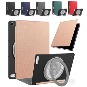 Lenovo Tab Plus Gen 2�p �P�[�X 12.1�C���` �蒠�^ �J�o�[ PU���U�[ �Ռ��z�� �蒠�^PU���U�[�P�[�X / �J�o�[ �^�u���b�g�P�[�X ���m�{�p TabPlus ��2���� 2026���f���p �^�u���b�g �^�u���b�g�J�o�[