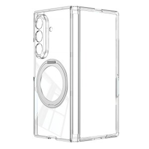 Galaxy Z Fold8 Ultra�p �P�[�X �N���A �J�o�[ �����K���X�t�B�����t�� �ϏՌ� ���� Qi�[�d ���C�����X�[�d�Ή� ��̌^�����O�t�� �X�^���h�@�\ Samsung �M�����N�V�[ Z �t�H�[���h8�p �E���g���p ��