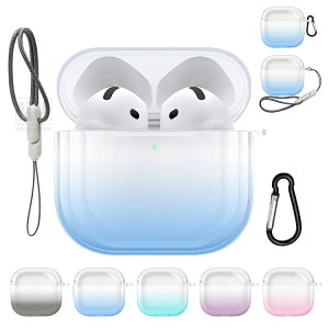 AirPods5�p �N���A�P�[�X AirPods 5�p �O���f�[�V���� �J�o�[ �N���A ���� TPU �X�g���b�v�t�� �J���r�i�t�� ���킢�� �ی�J�o�[ Apple�p �A�b�v�� �G�A�[�|�b�Y�p ��5���� 2026���f���p ���C�����X