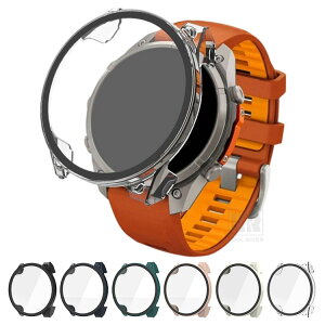Fenix9 Pro�p �P�[�X 43mm 47mm 51mm �J�o�[ �t���ʋ����K���X �S�ʕی� �t���ی�P�[�X / �t�B������� GARMIN�p �K�[�~���p �t�F�j�b�N�X9 �v���p