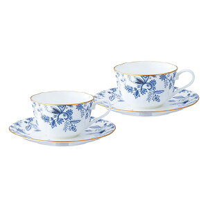ノリタケ Noritake【 ブルーソレンティーノ BLUE SORRENTINO ティー・コーヒー碗皿ペア 4562L/P59387A】洋食器 陶磁器 カップ&ソーサー コーヒー 紅茶 ギフト 贈り物 贈答品 内祝い お祝い