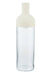 ハリオ HARIO フィルターインボトル ホワイト FIB-75-W 約750ml 水出し茶ボトル ワインボトル型 緑茶 紅茶 果実酒※少々のスリ汚れあり