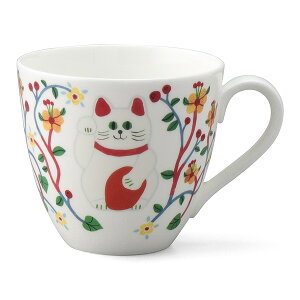 �i���~ NARUMI ���j�J �t�H�[�X�o�[�O �}�O�J�b�v Lucky Cat52381-2984 Monika Forsberg for Narumi �����L �m�H�� �J�b�v �R�[�q�[ ���� �g�� �}�O �M�t�g �v���[���g ��̓� �{�[���`���C�i ��j