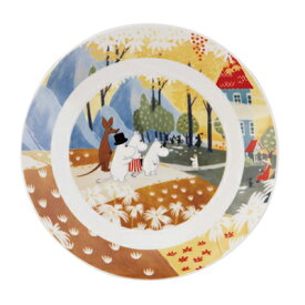 日本製 山加商店 YAMAKA ムーミン MOOMIN ルオントシリーズ 約19.5cmプレート ムーミンハウス MM3204-330 ケーキ皿 ムーミンシリーズ 飾り皿 北欧皿 プレート御祝 贈答品 内祝 ギフト