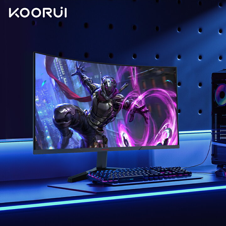 楽天市場】【POINT 10倍】KOORUI ☆180Hz モニター 曲面 ゲーミング 
