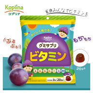＼1000円ポッキリ／ グミサプリ ビタミン 60粒 20日分【グミ ぶどう果汁入り おいしい マルチビタミン 家…