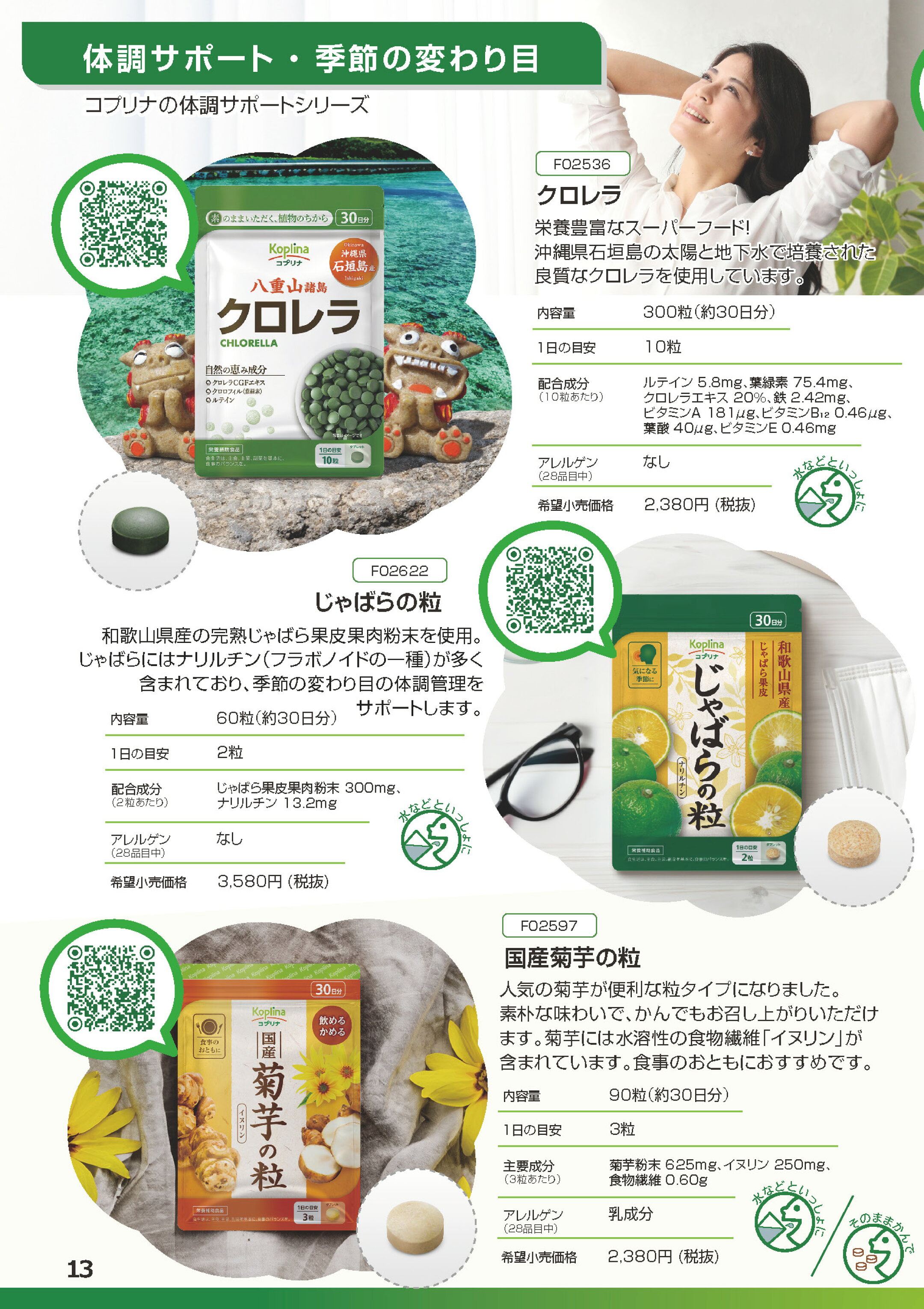 クロレラ 菊芋の粒