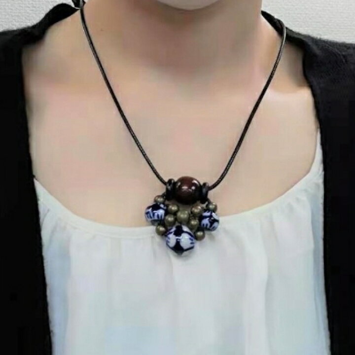 楽天市場】手作りキット ハンドクラフト 手芸キット 陶器玉ネックレス 