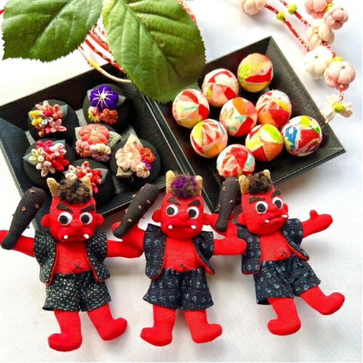楽天市場】おに太郎 ストラップ ハンドメイド ｜赤鬼 魔除け 着物  