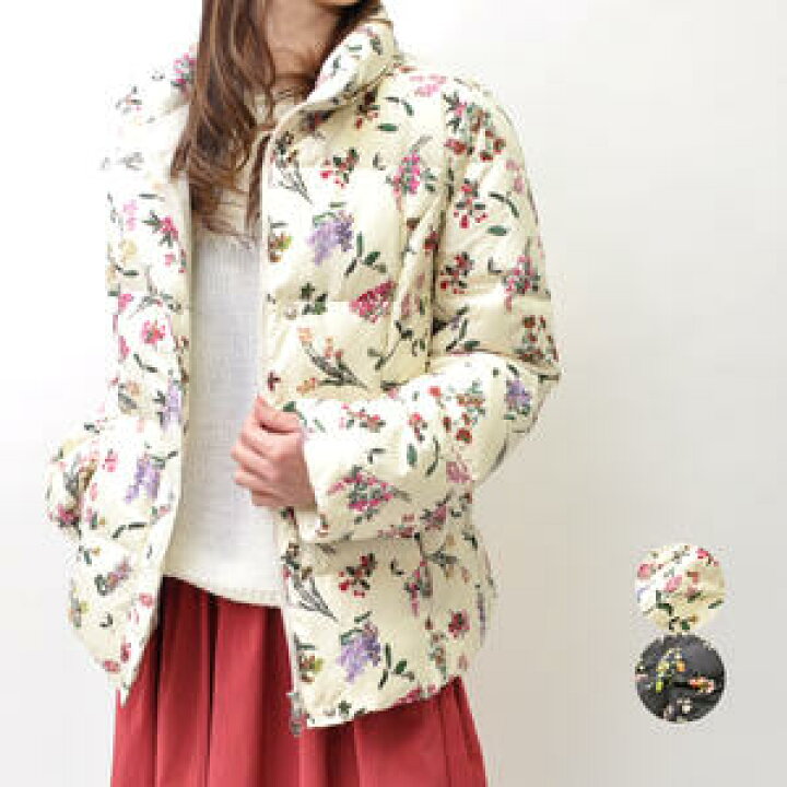 楽天市場】UNDICI・NOVE ウンディッチノーべ 花柄 ショートダウン 
