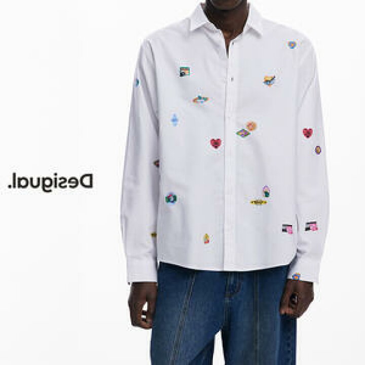 楽天市場】SALE 30%OFF Desigual デシグアル メンズ カジュアルシャツ 