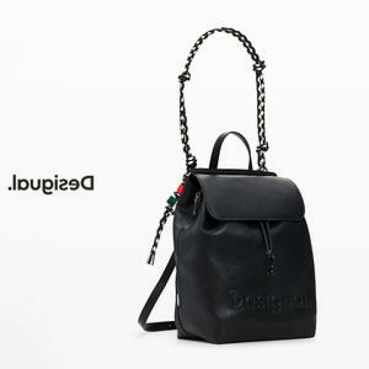 楽天市場】Desigual デシグアル ブラック ミニリュック レディース 