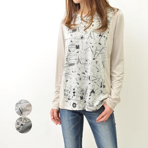 楽天市場 レディース 秋冬 長袖カットソー プルオーバー 高級婦人服 ミセスファッション ４０代 ５０代 ６０代 おしゃれ 高級ブランド 敬老の日 プレゼント ギフト包装 モカ グレー 完売商品 ブティック コーラン