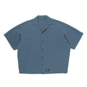 �ySALE�z430 fourthirty / S/S POLY OC WIDE SHIRT / �t�H�[�T�[�e�B�[ �V���[�g�X���[�u ���C�h �V���c