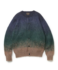 MR.OLIVE / GRADATION MOHAIR KNIT 6-BUTTON CARDIGAN / ミスターオリーブ グラデーションモヘアニット 6ボタンカーディガン