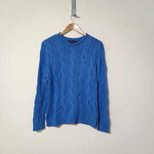 Ralph Lauren COTTON KNIT SWEATER/�����t���[���� �R�b�g���j�b�g �Z�[�^�[/M