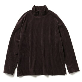 MR.OLIVE / STRETCH KNIT CORDUROY / BOTTLE NECK SHIRTストレッチコーデュロイ/ボトルネックシャツ