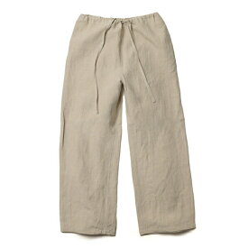 MR.OLIVE / FRENCH LINEN CLOTH / RELAX EASY PANTS　ミスターオリーブ/フレンチリネンクロス/リラックスイージーパンツMROLIVE カジュアル 大人 麻 リラックス ワイドパンツ