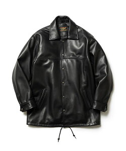 MR.OLIVE/SKOOKUM COLLABORATION / LAMB LEATHER COACH JACKET �~�X�^�[�I���[�u/�X�N�[�J���R���{ / �������U�[�R�[�`�W���P�b�g