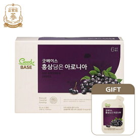 【正官庄韓国公式】GoodBASE アロニア(50ml*30)【seikansho】着色料 合成香料 無添加 フィンランド産 アロニアエキス そのまま 老眼 サプリメント 予防 賞味期限：2026-01-03