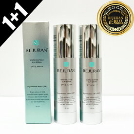 [1+1]【REJURAN】リジュラン ウォーターカプセルサンセラム 40ml*2個 (SPF15,PA+++) 日焼け止め サンセラム 美容液 毛穴 保湿 水分 キメカバー ホワイトニング エージングケア スキンケア UVケア コスメ 韓国コスメ