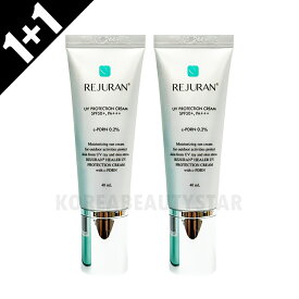 [1+1]【REJURAN】リジュラン UVプロテクションクリーム 40ml*2個(SPF50+,PA+++) 日焼け止め サンクリーム PDRN 下地 毛穴 保湿 スキンケア UVケア コスメ 韓国コスメ