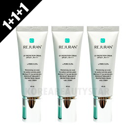 [1+1+1]【REJURAN】リジュラン UVプロテクションクリーム 40ml*3個(SPF50+,PA+++) 日焼け止め サンクリーム PDRN 下地 毛穴 保湿 スキンケア UVケア コスメ 韓国コスメ
